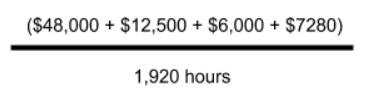 labor cost calculation example