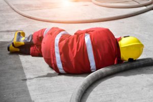 Worker Fell